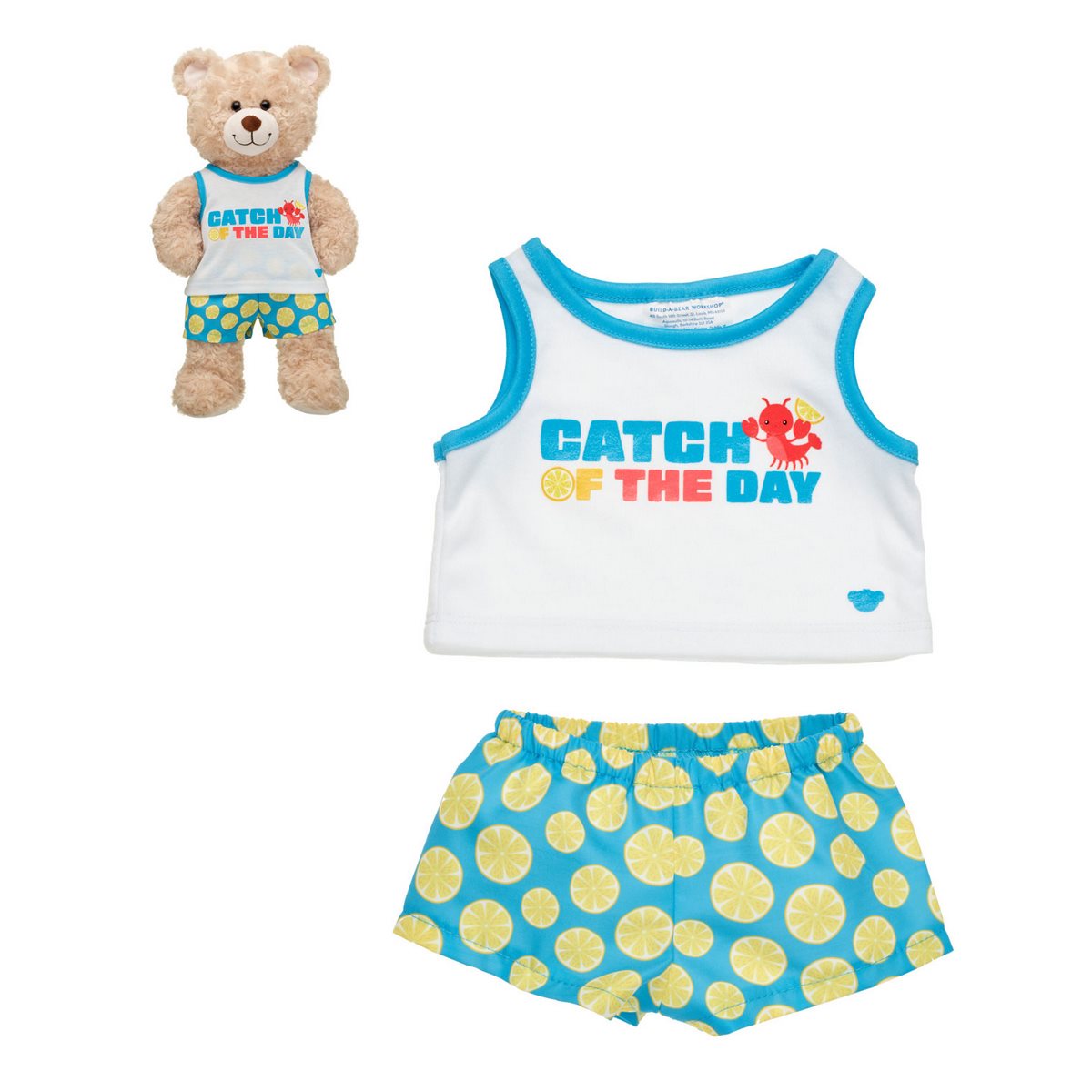 Set Polera Mas Short Limon Build-A-Bear